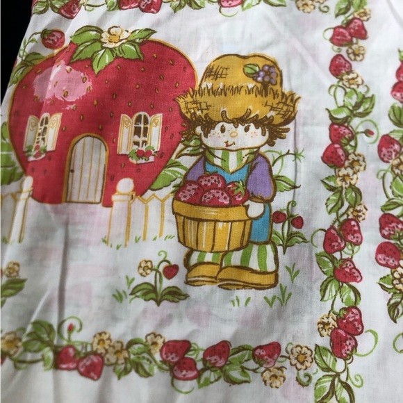 Vtg Strawberry Shortcake Twin Sheet Set - Picture 9 of 10